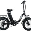 Электровелосипед Fatbike Tecros F2 48v 20ah 750w 20" 45км/ч складной — изображение 2