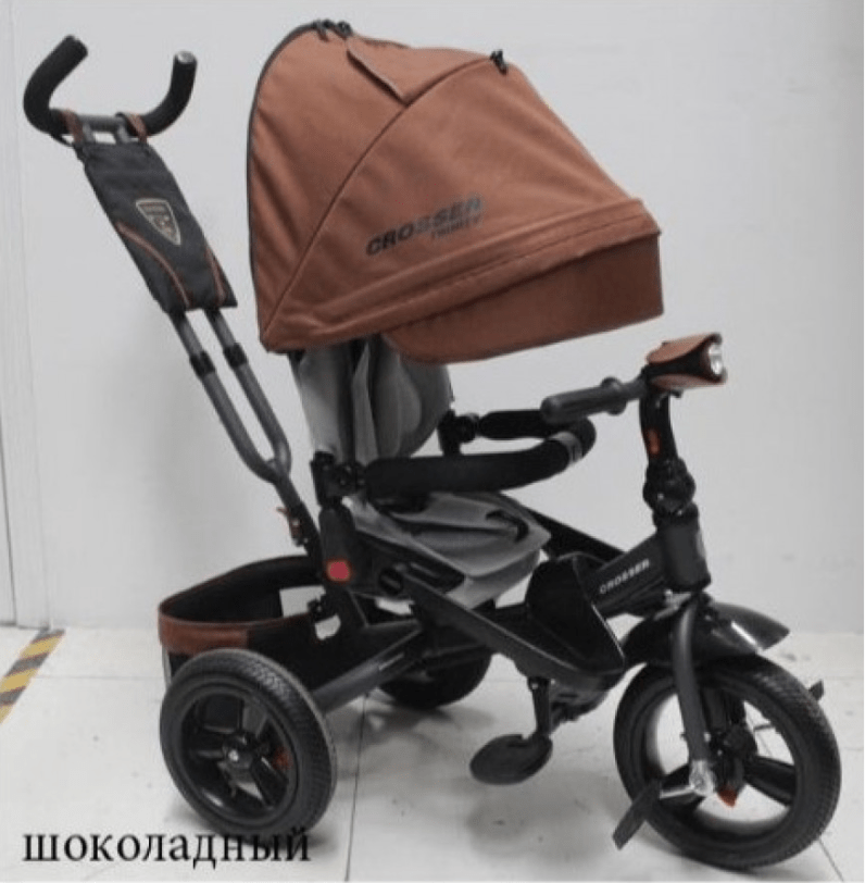 Трехколесный детский велосипед Azimut Crossser T-400 Trinity Air — изображение 7