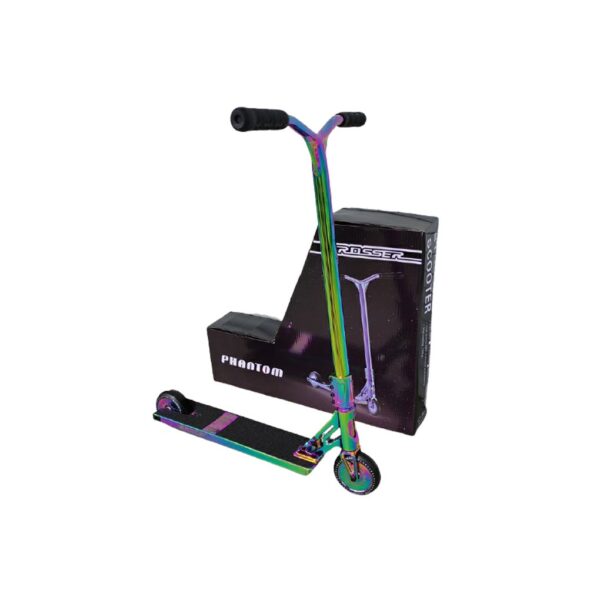 Трюковой самокат Crosser Phantom 120*30 (радужный)