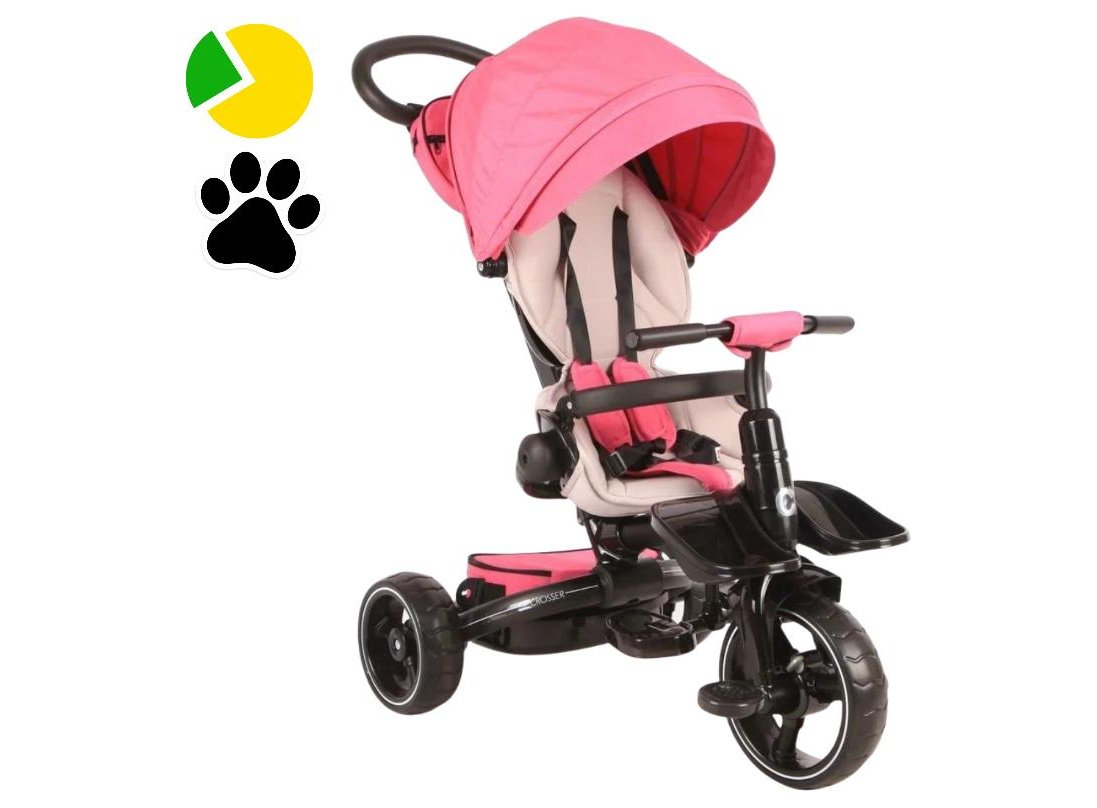 Велосипед трехколесный Crosser Rosa T600 EVA — изображение 3