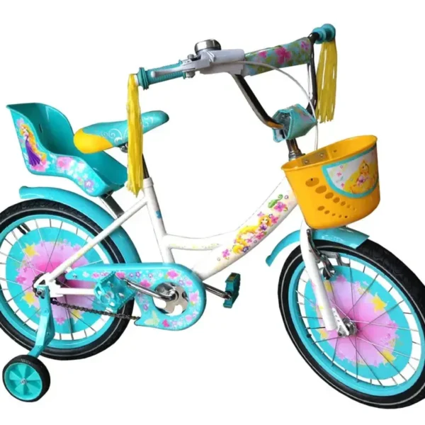 Детский велосипед Azimut Girls 18" с корзиной