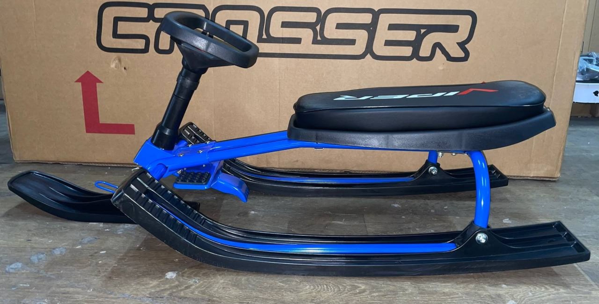 Детский снегокат Viper (MUSTANG) – Синий