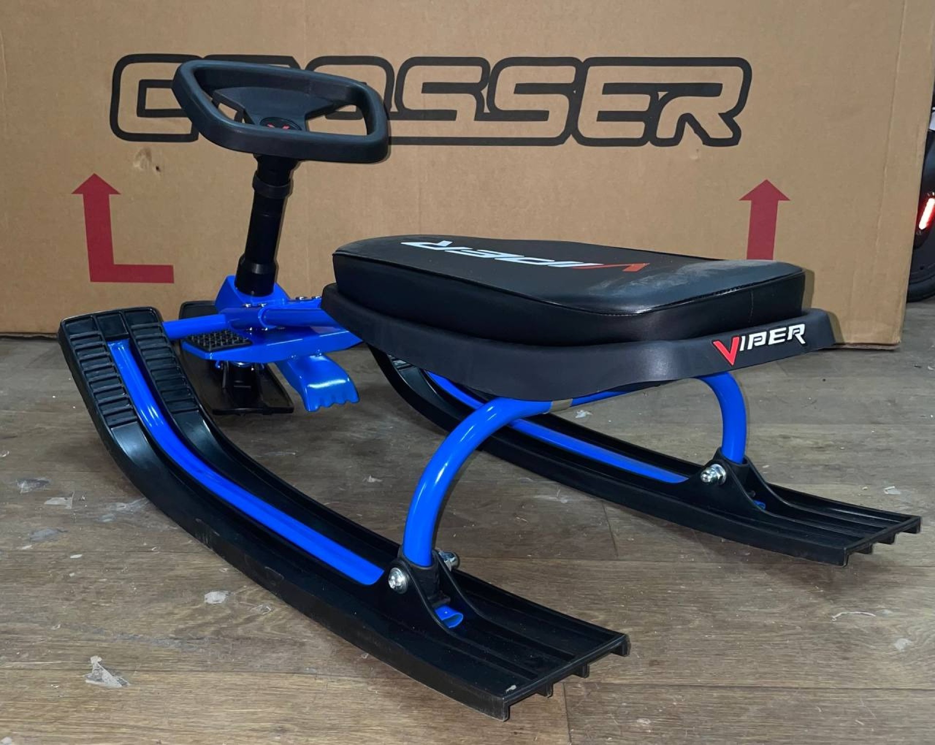 Детский снегокат Viper (MUSTANG) – Синий — изображение 7