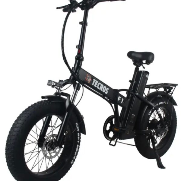 Электровелосипед фетбайк Tecros F1 48v 15ah 1000w 20" 40км/ч складной