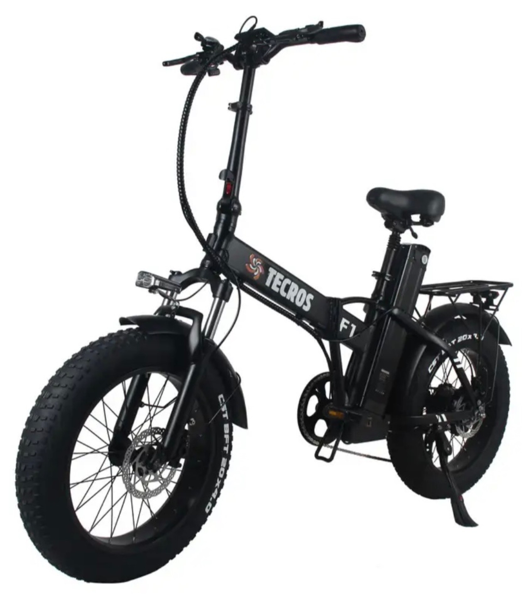 Электровелосипед фетбайк Tecros F1 48v 15ah 1000w 20" 40км/ч складной