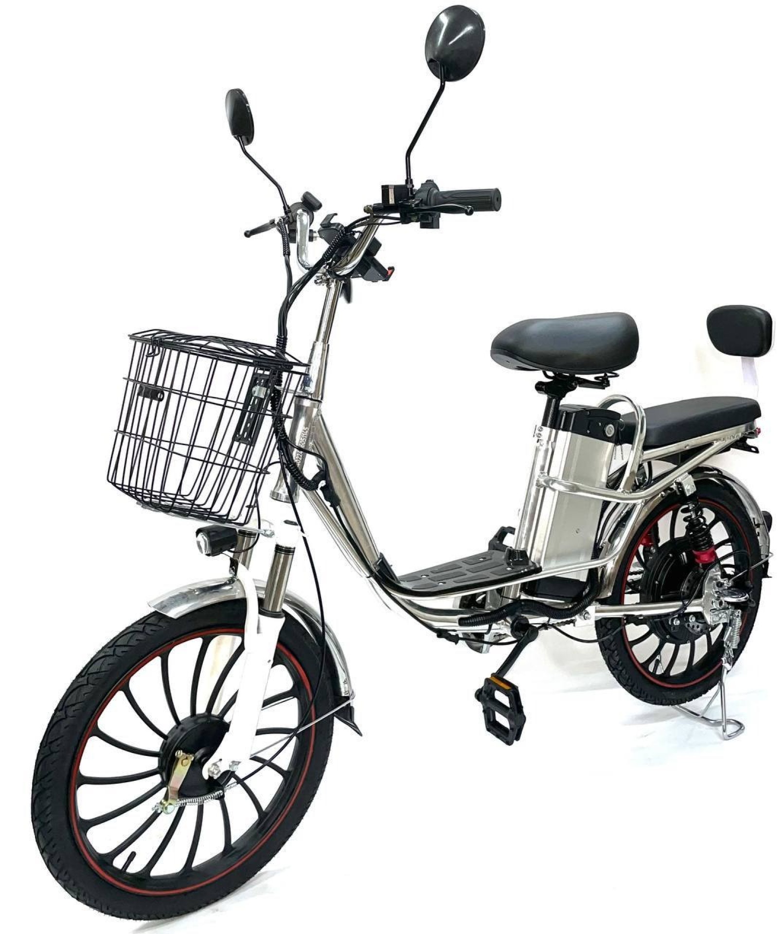 Электровелосипед MINAKO PRO 20" (600W 60V 21Ah) - Серый! — изображение 2