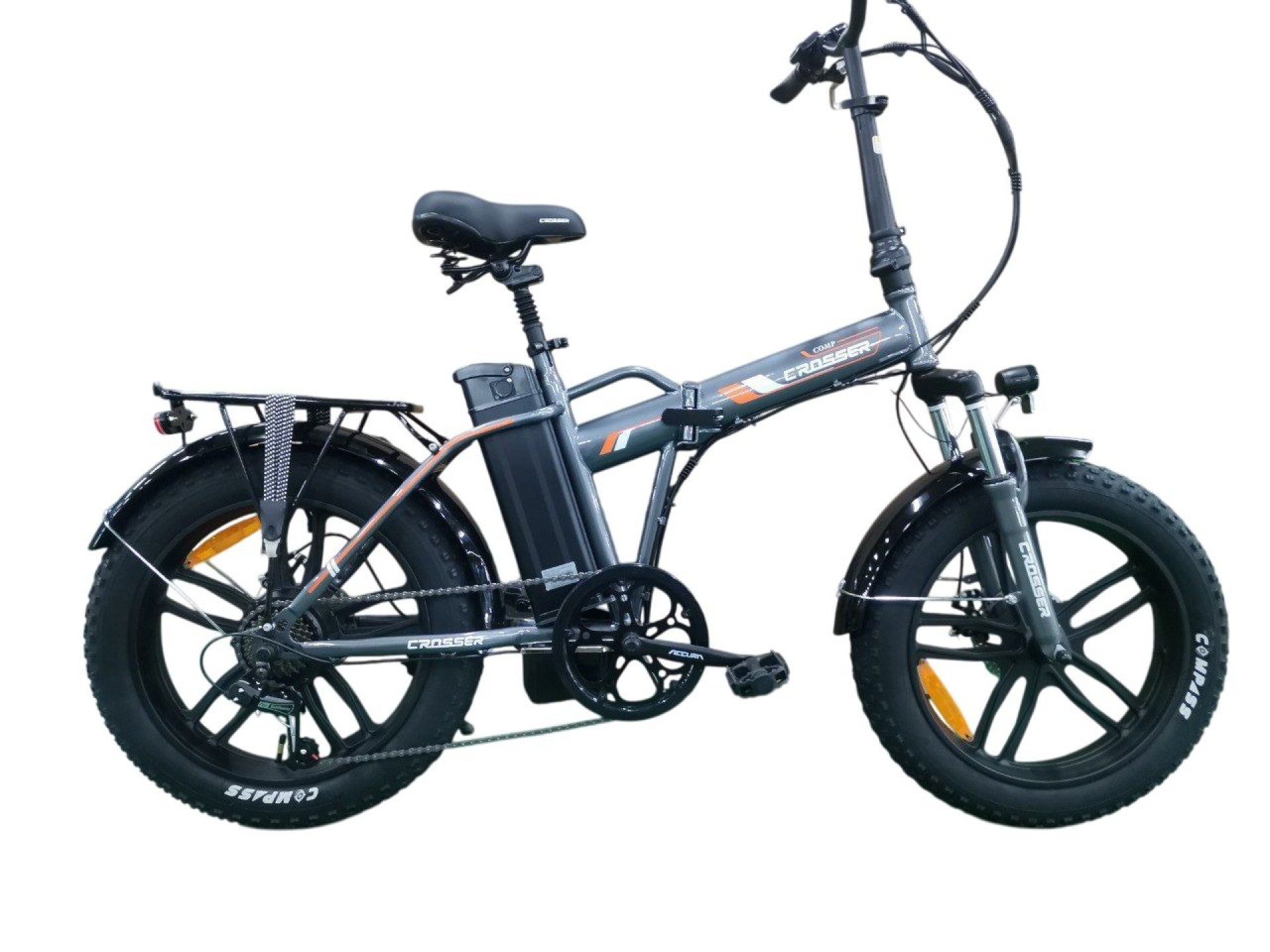 Сложный электровелосипед Crosser COMP 20” (36V/350W/13AH) — изображение 8