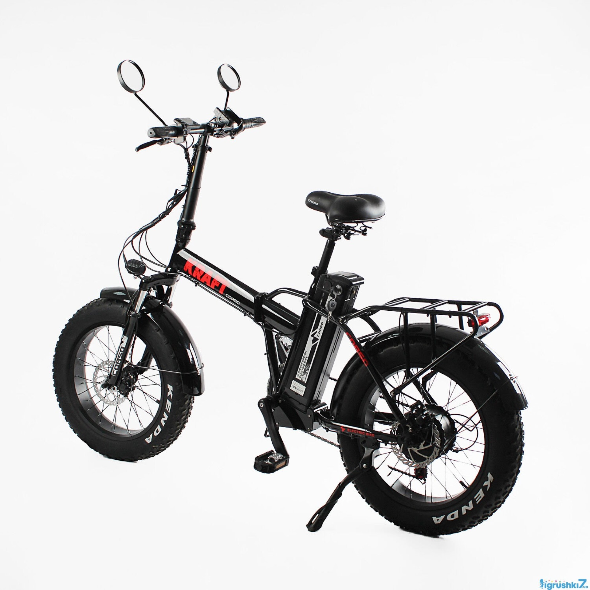 Электровелосипед Corso "Kraft" 20" K500W 48V15Ah — изображение 4