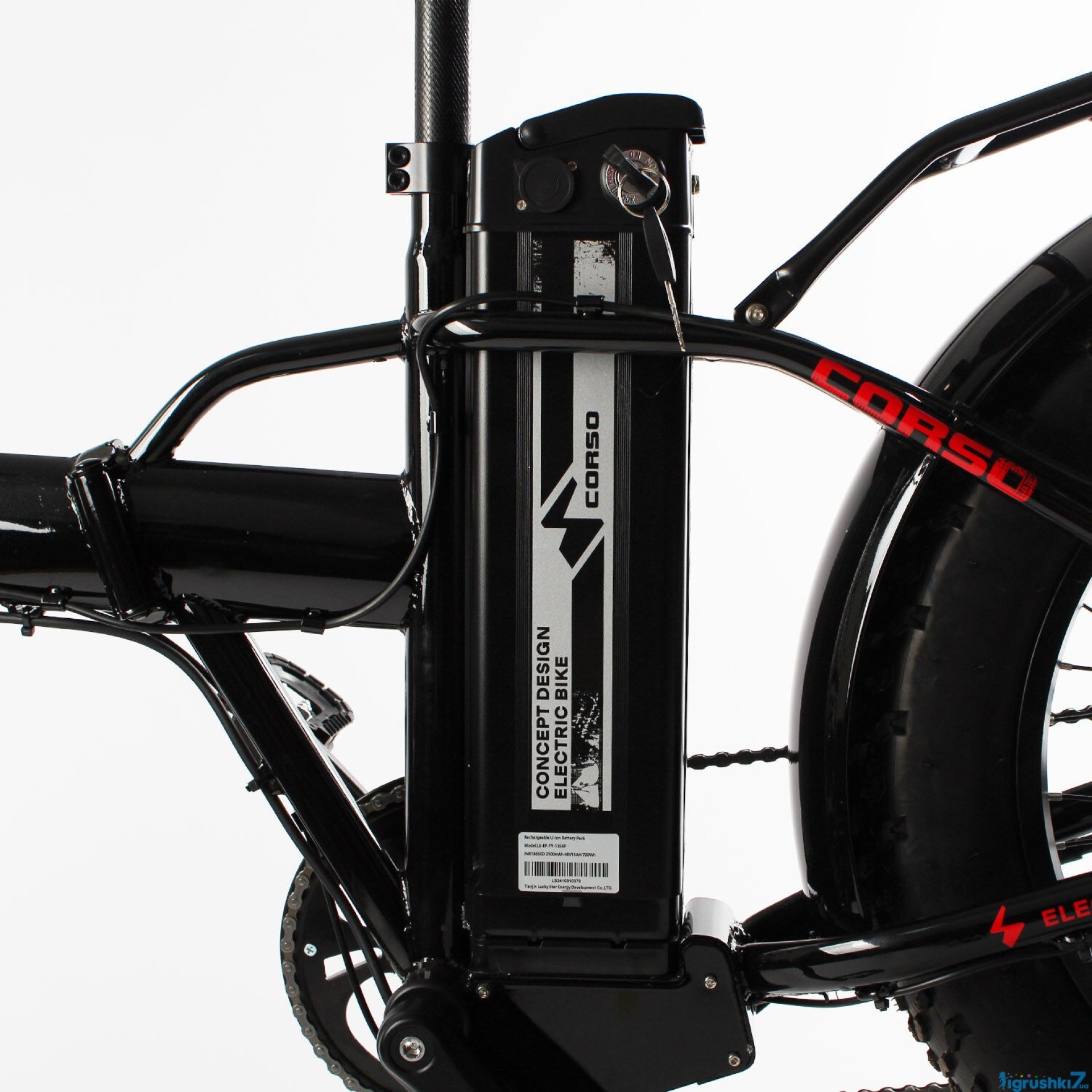 Электровелосипед Corso "Kraft" 20" K500W 48V15Ah — изображение 7