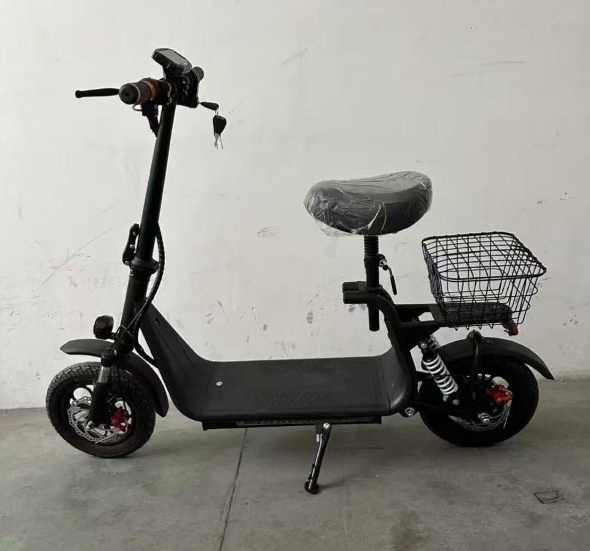 Электросамокат X-Scooter EKAM KM-15+ амортизаторы и корзинка! — изображение 2