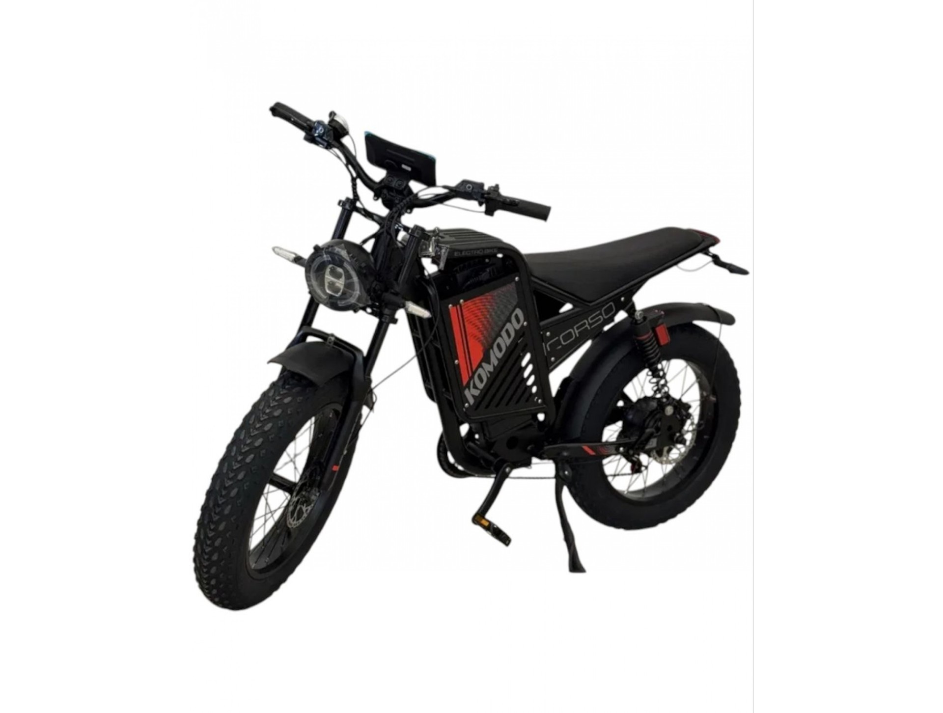 Электрофетбайк Corso "Komodo" 20" дюймов KM-88155 рама стальная, двигатель 1000W, аккумулятор 48V18AH — изображение 2