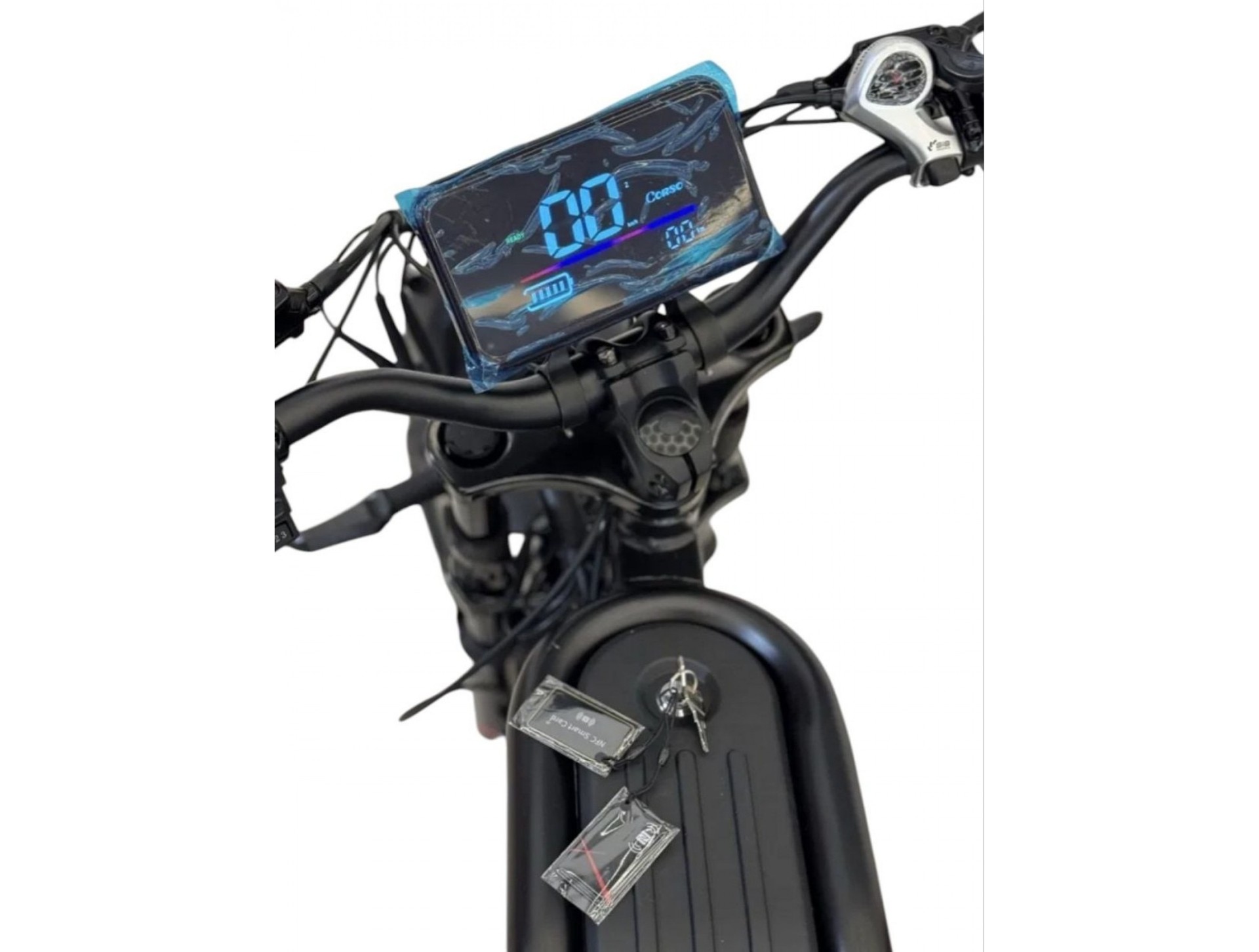Электрофетбайк Corso "Komodo" 20" дюймов KM-88155 рама стальная, двигатель 1000W, аккумулятор 48V18AH — изображение 6
