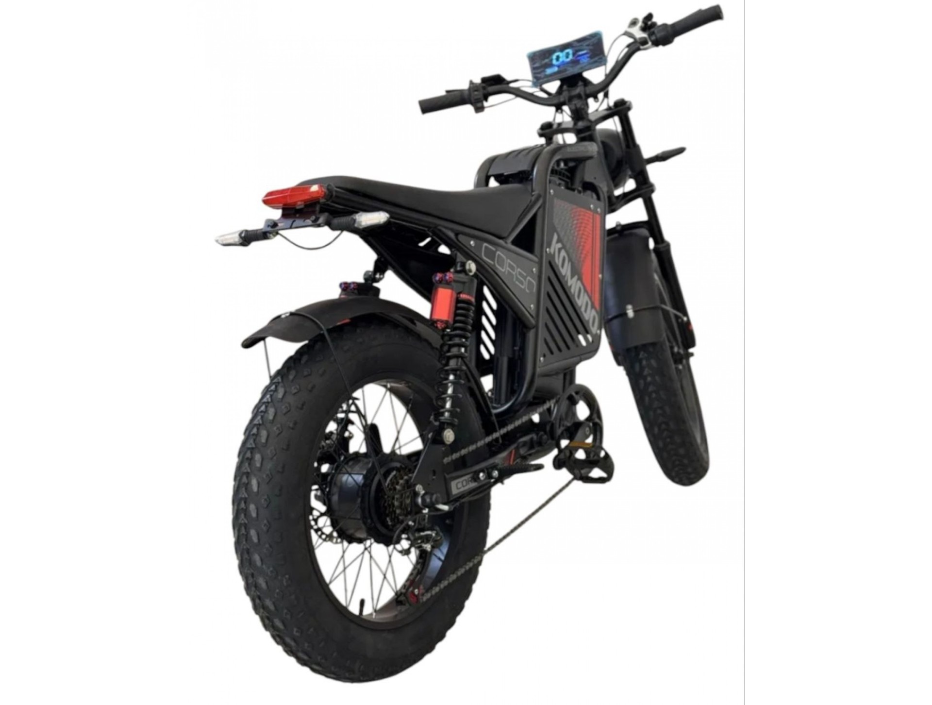 Электрофетбайк Corso "Komodo" 20" дюймов KM-88155 рама стальная, двигатель 1000W, аккумулятор 48V18AH — изображение 7