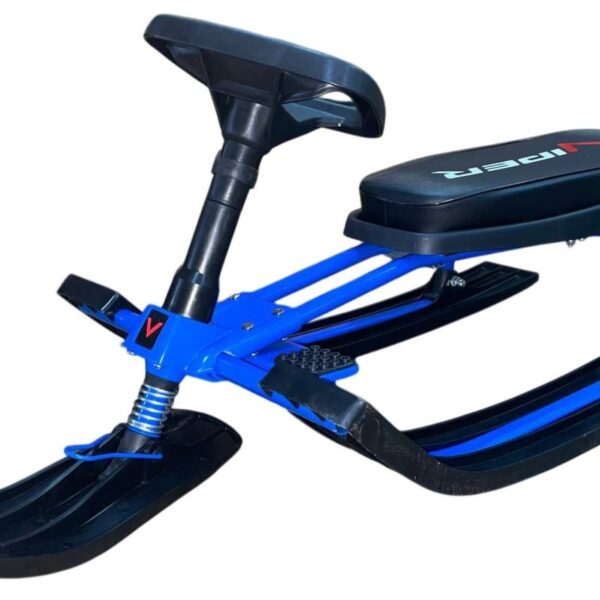 Детский снегокат Viper (MUSTANG) – синий с амортизатором.