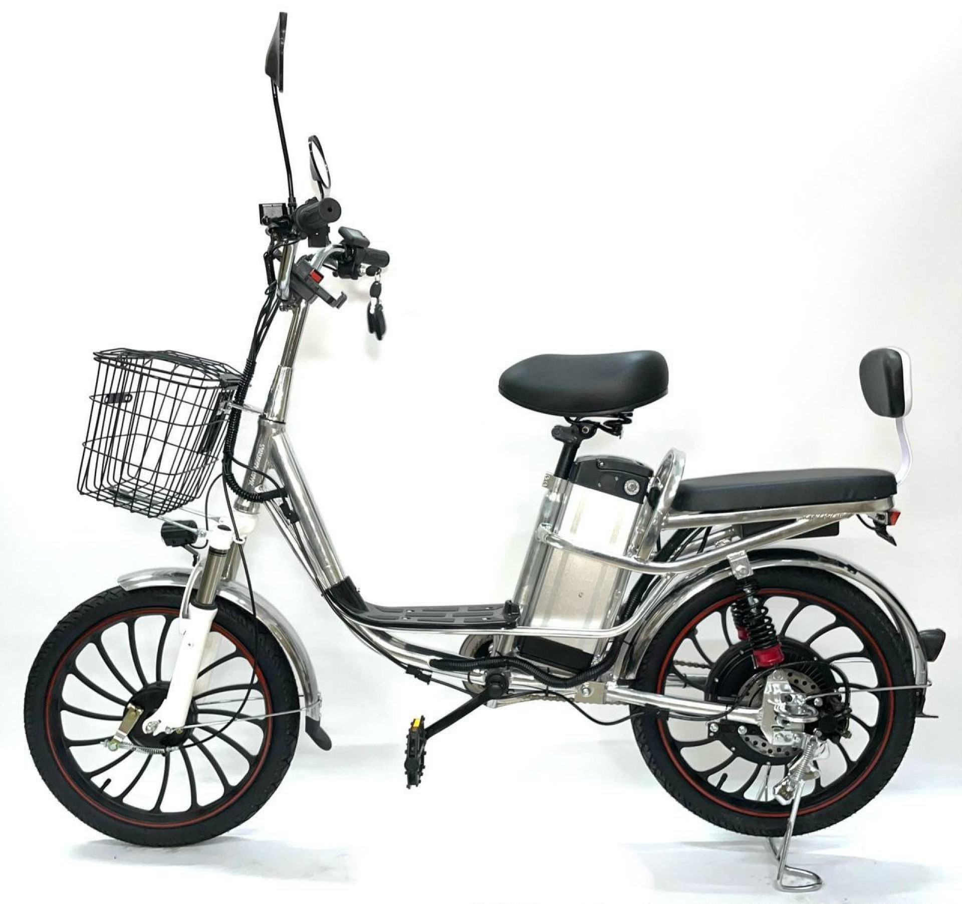 Электровелосипед MINAKO PRO 20" (750W 60V 21Ah) - Серый! — изображение 5