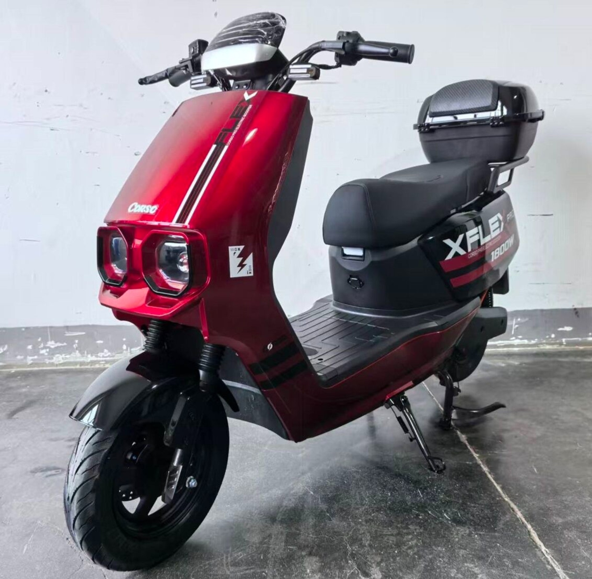 Электроскутер Corso "FLEX" 1800W графеновый 72V/35Ah