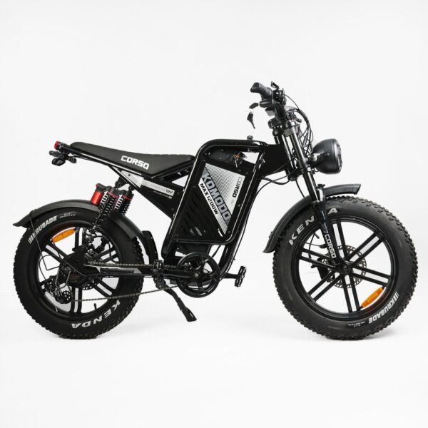 Электрофетбайк Corso "Komodo" 20" дюймов рама стальная, двигатель 1200W, аккумулятор 60V21AH