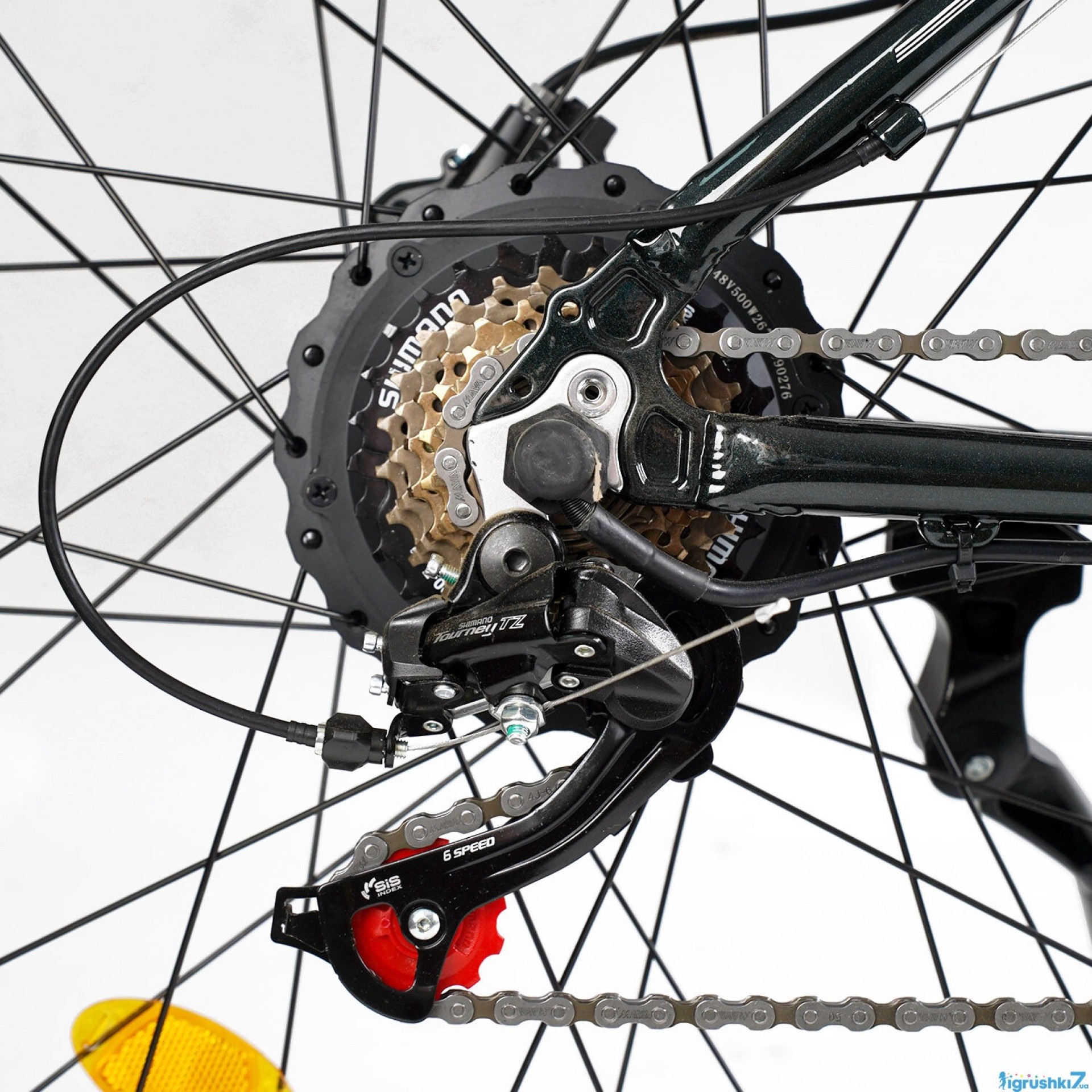 Электровелосипед Corso "Hunter" 26" рама алюминиевая 19", двигатель 750W (АКБ 48V15Ah) — изображение 3