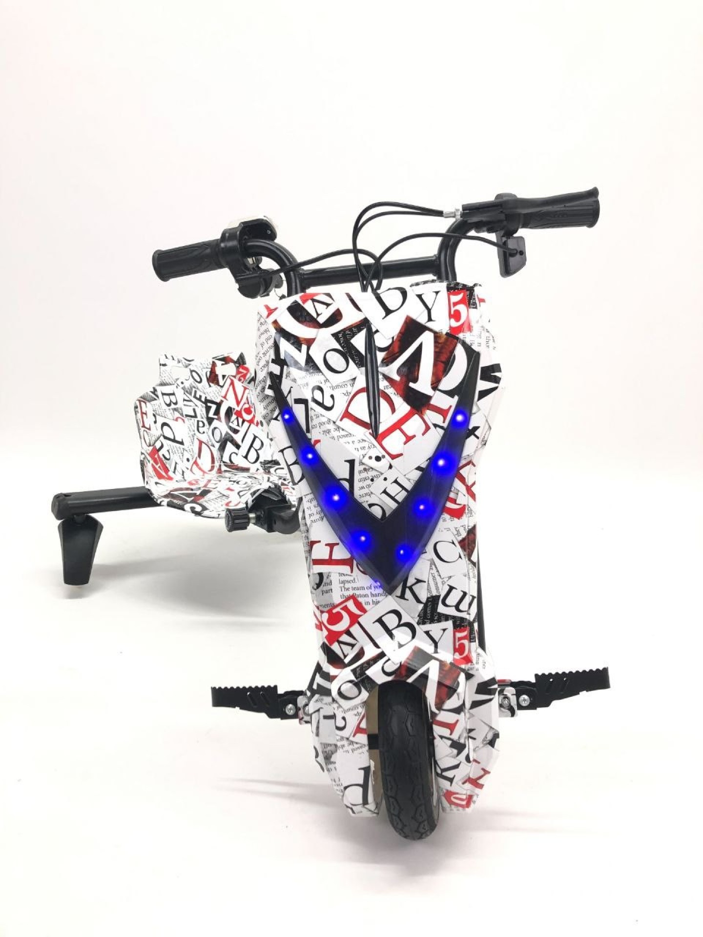 Дрифт-карт Windtech Crazy Bug 500W Граффити буквы с амортизацией