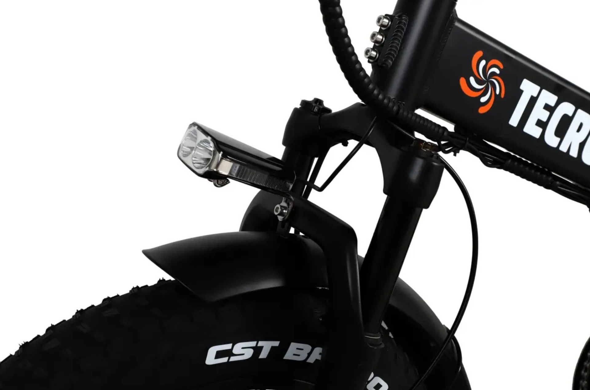 Электровелосипед fatbike Tecros F1 dual 48v 20ah 2 двигателя по 1000W 20" 50 км/ч складной — изображение 5