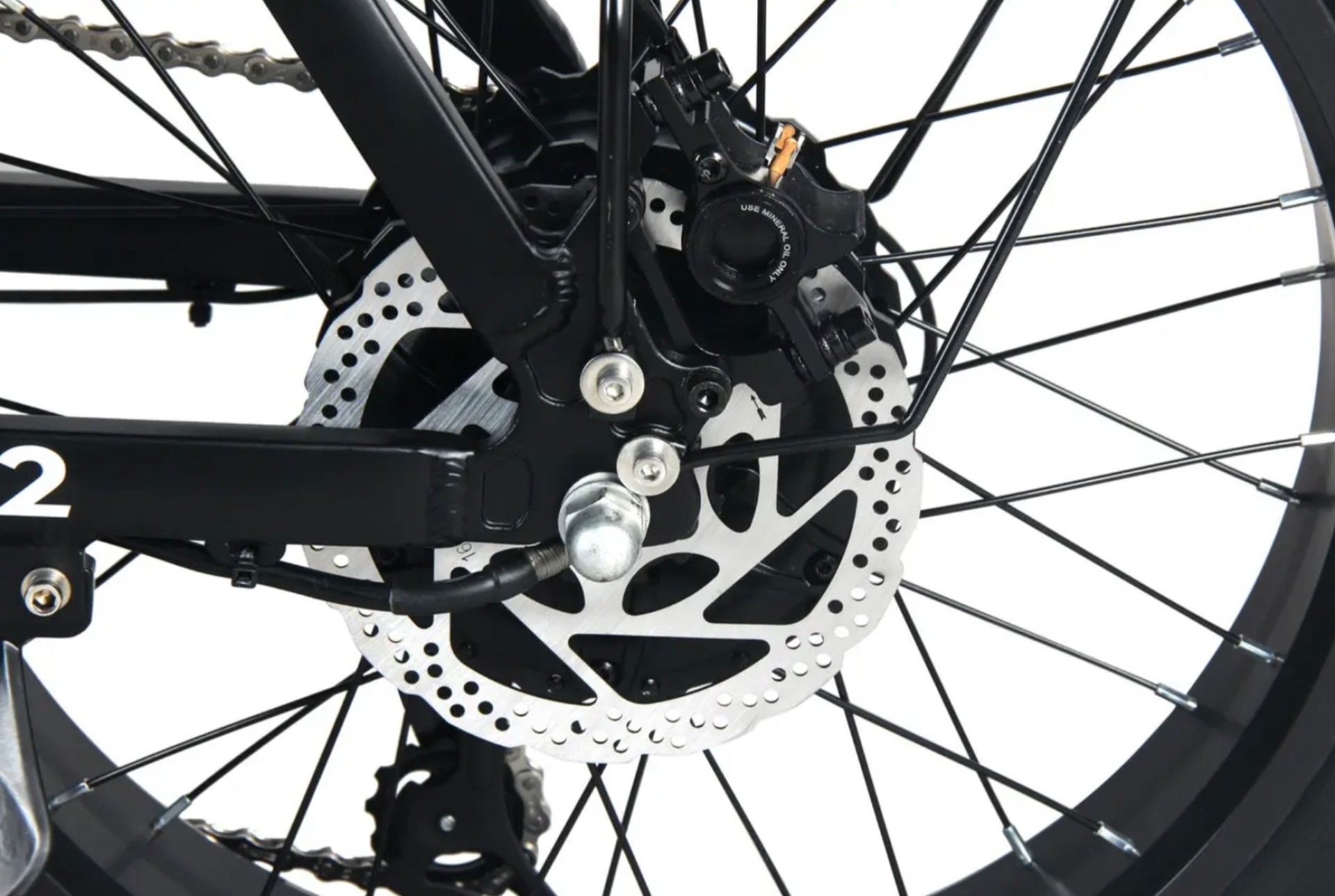 Электровелосипед Fatbike Tecros F2 48v 20ah 1250w 20" 45км/ч складной — изображение 5