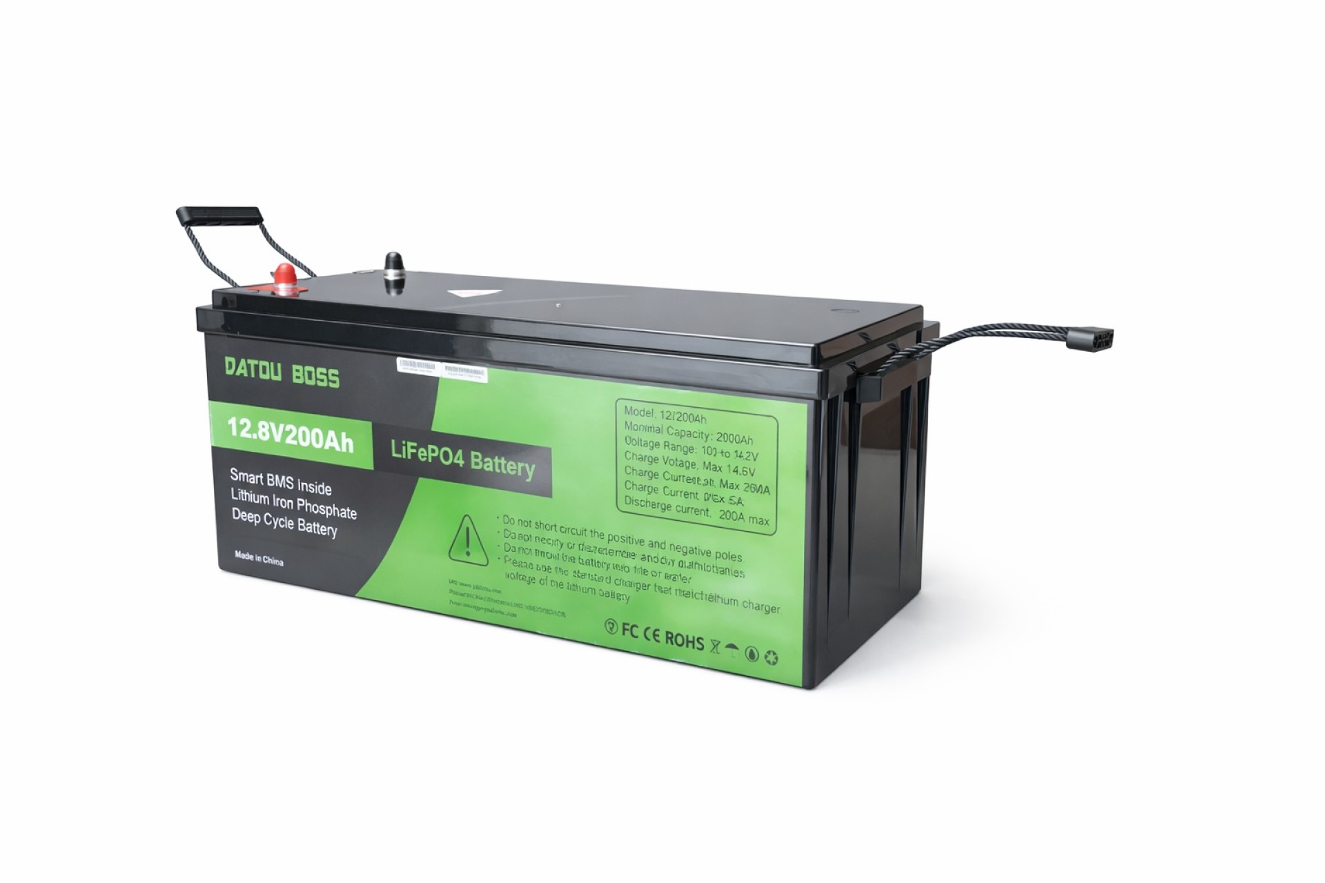 Аккумулятор LiFePO4 Datou Boss 12.8V 200Ah (литий-железо-фосфатный) — изображение 2