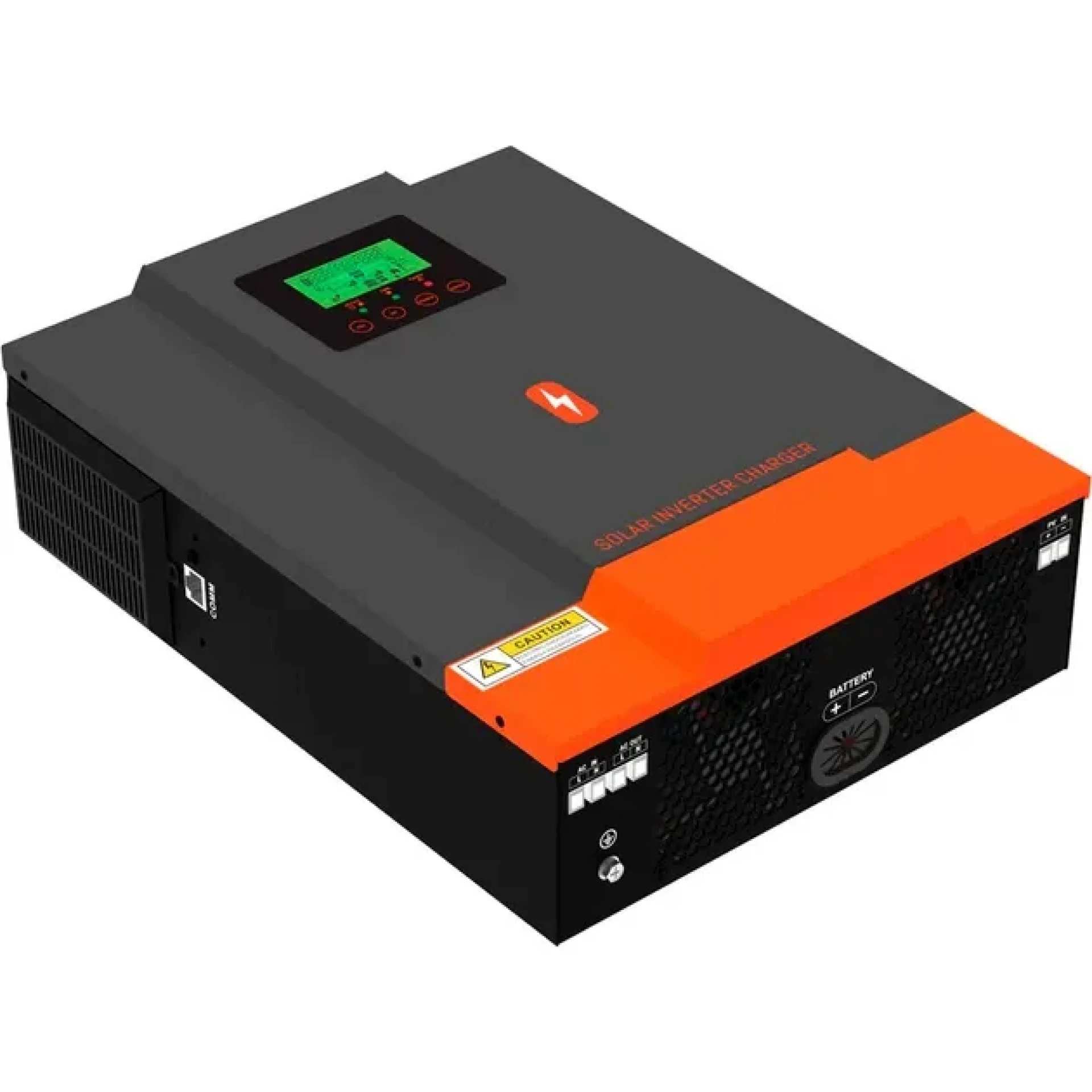 Гибридный инвертор Powmr Solar 3200W POW-HVM3.2H-24V-N, 24 В, 3000 Вт (бесперебойник, UPS, ИБП) — изображение 2