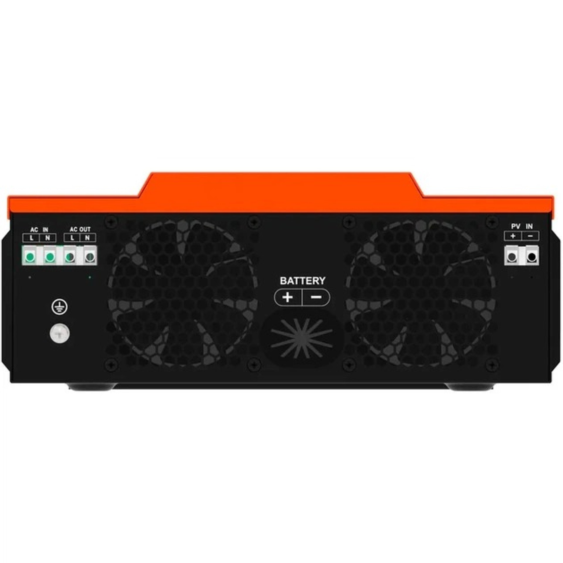 Гибридный инвертор Powmr Solar 3200W POW-HVM3.2H-24V-N, 24 В, 3000 Вт (бесперебойник, UPS, ИБП) — изображение 4