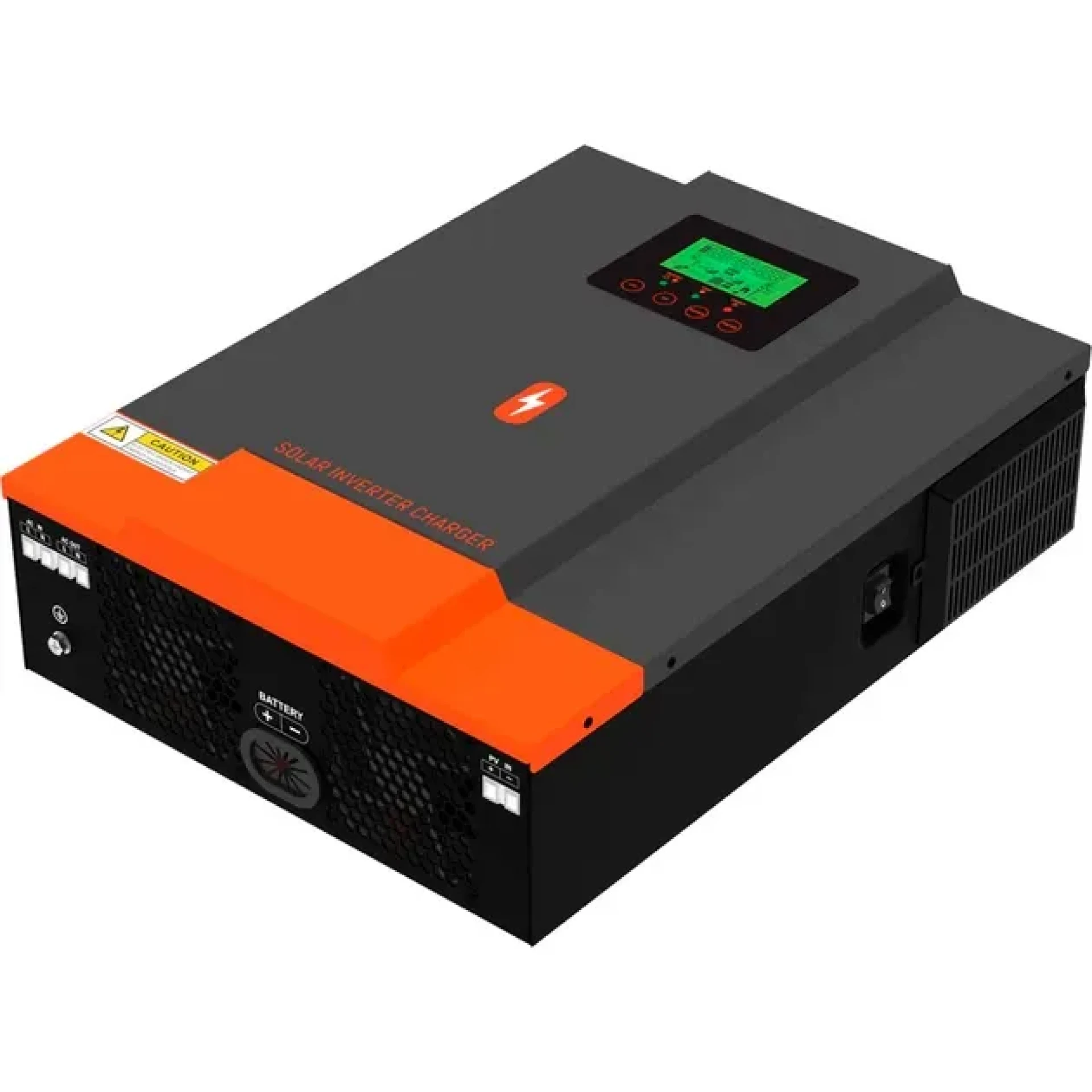 Гибридный инвертор Powmr Solar 3200W POW-HVM3.2H-24V-N, 24 В, 3000 Вт (бесперебойник, UPS, ИБП) — изображение 3