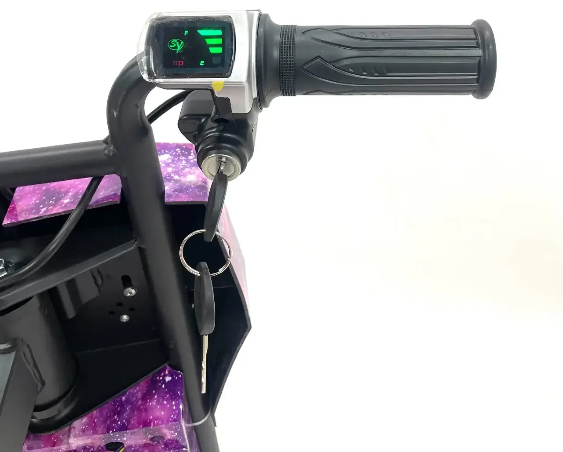 Дрифт-карт Windtech Crazy Bug 500W Фиолетовый космос с амортизацией — изображение 4