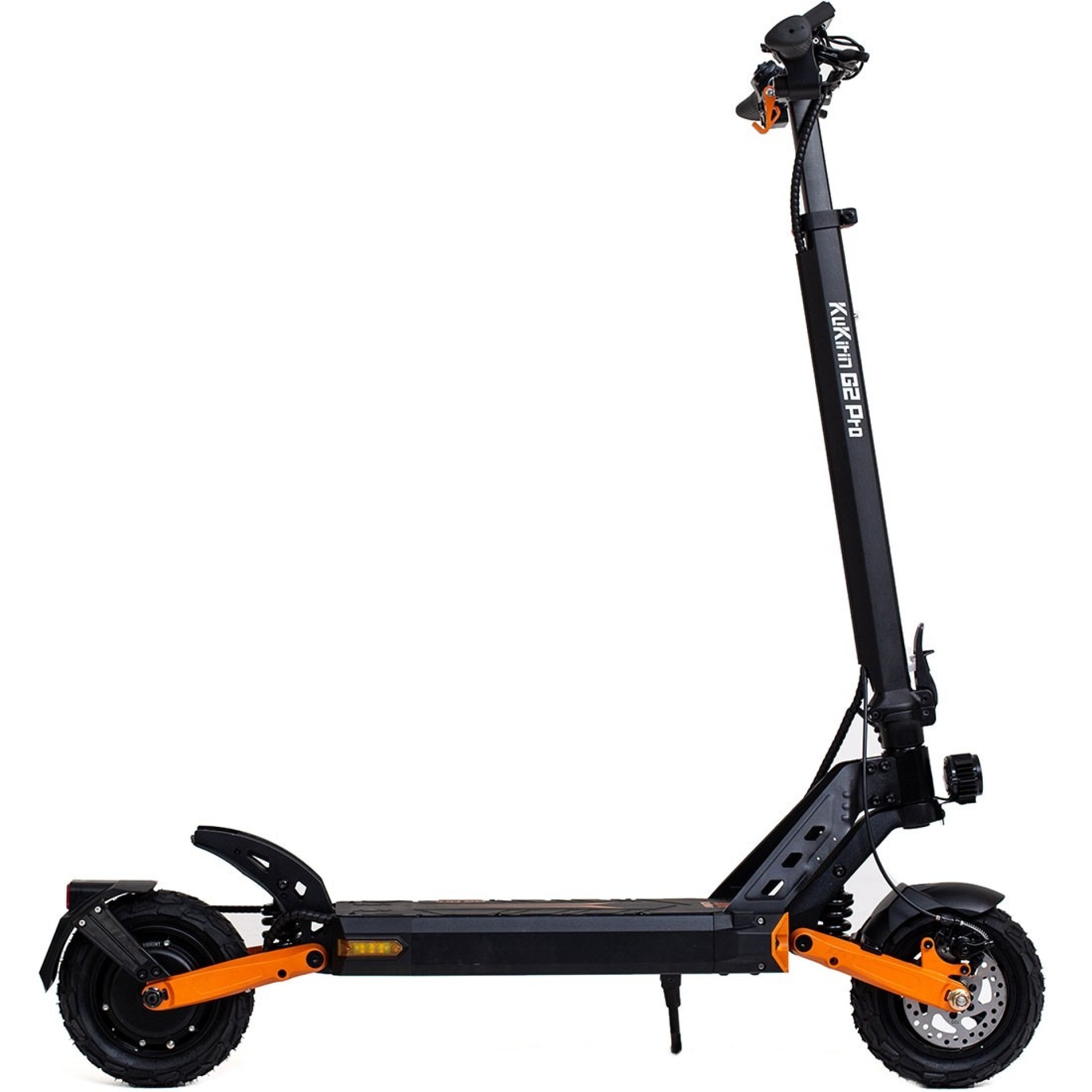 Электросамокат с сиденьем Kugoo Kirin G2 PRO (600 Вт; 15 А/час; 48 В), черный — изображение 2