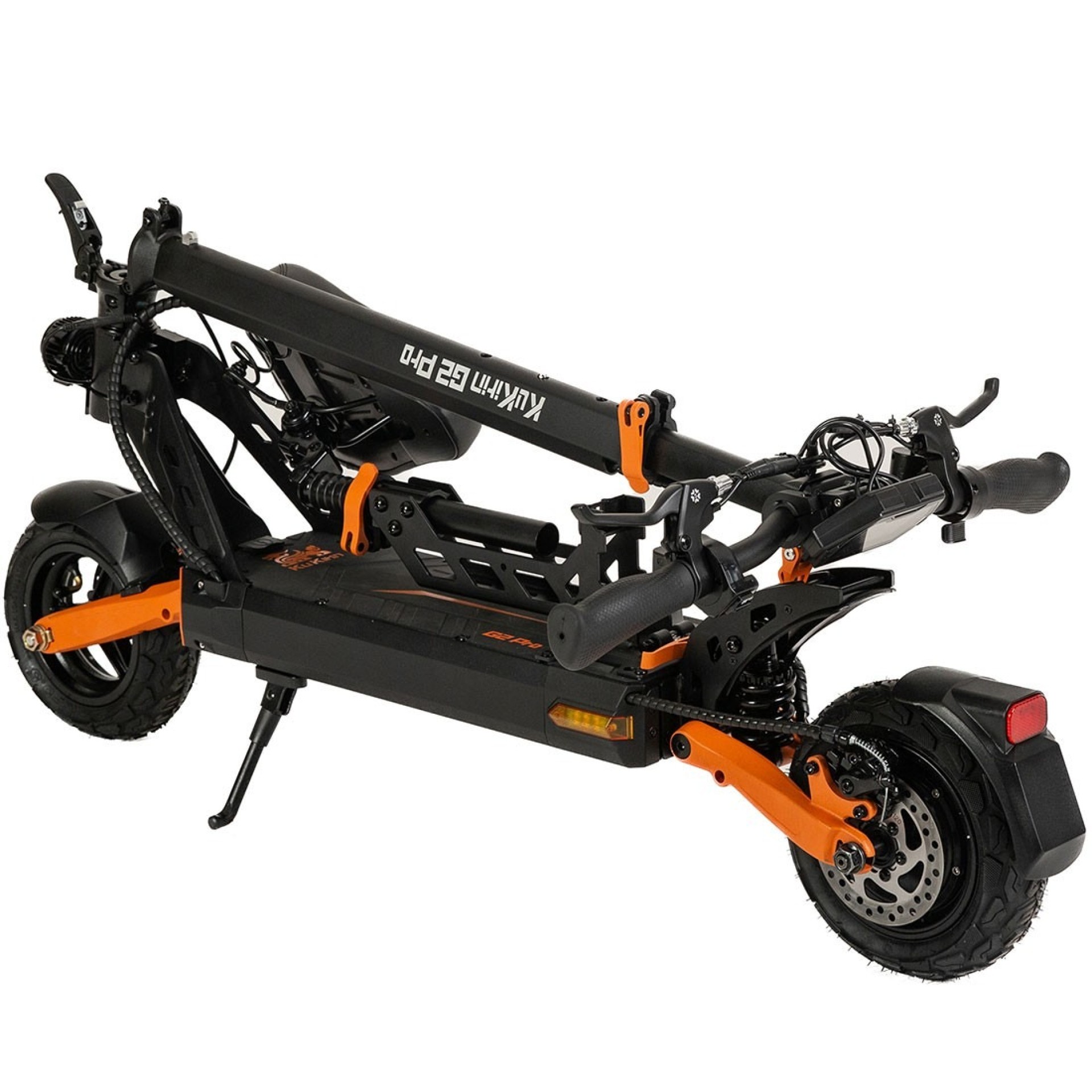 Электросамокат с сиденьем Kugoo Kirin G2 PRO (600 Вт; 15 А/час; 48 В), черный — изображение 4