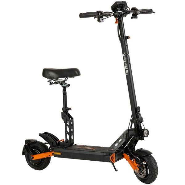 Электросамокат с сиденьем Kugoo Kirin G2 PRO (600 Вт; 15 А/час; 48 В), черный