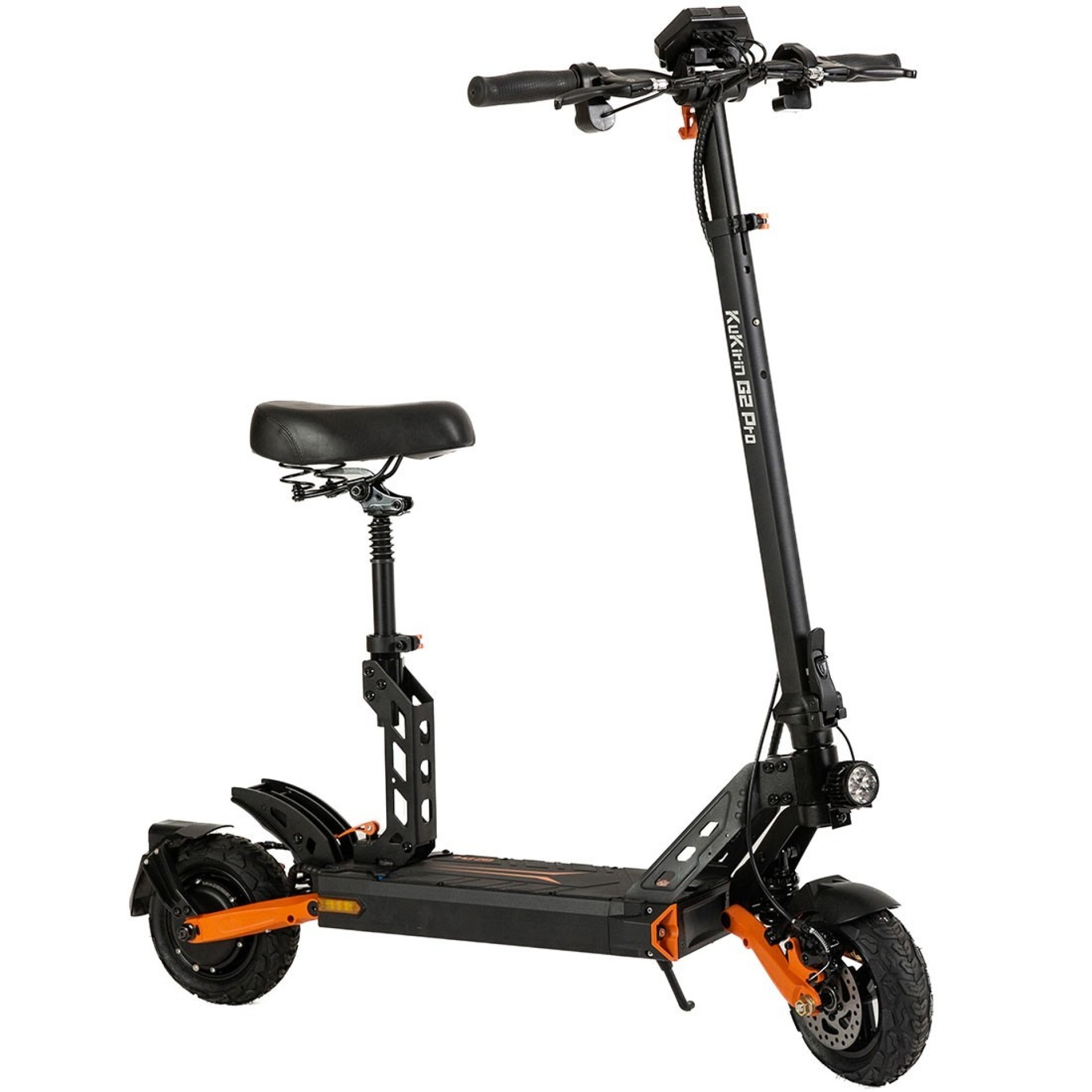 Электросамокат с сиденьем Kugoo Kirin G2 PRO (600 Вт; 15 А/час; 48 В), черный