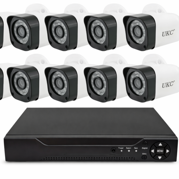 Набор на 8 камер DVR KIT 945 8ch Gibrid / Комплект видеонаблюдения из 8 Wi-Fi камер+регистратор