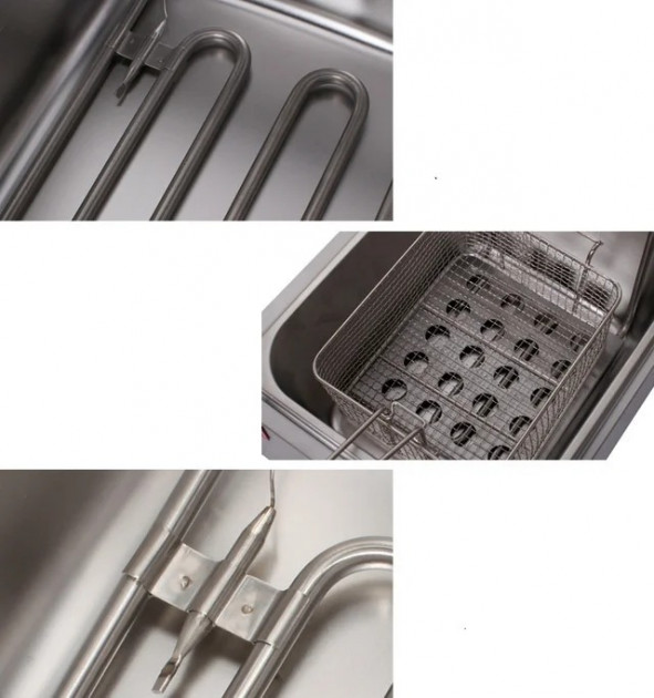 Фритюрница профессиональная Dotvix Electric Fryer D-803 электрическая 2800W 6L — изображение 7