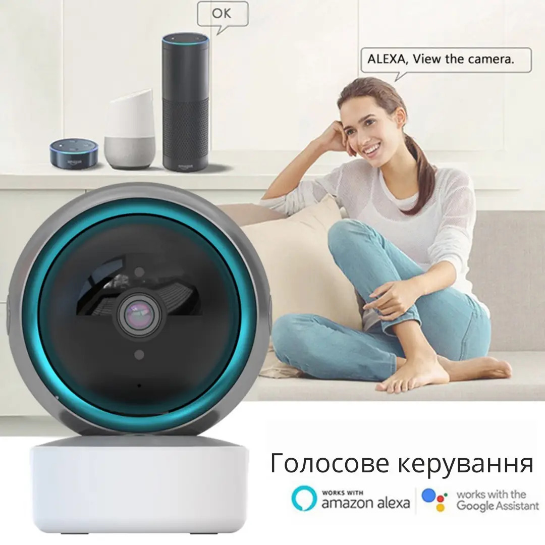 Интеллектуальная Wi-Fi камера видеонаблюдения TY305 / Поворотная камера Full HD 3mp — изображение 9