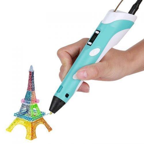 3D ручка c LCD дисплеем и набором эко пластика для 3Д рисования / 3D Pen — изображение 4