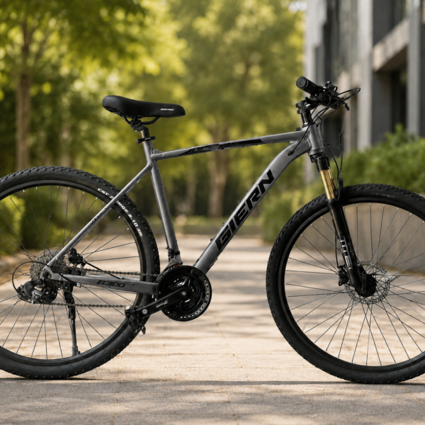 Горный велосипед 29" с алюминиевой рамой 21" и гидравлическими тормозами Shimano Темное Серебро