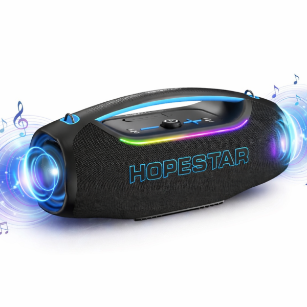 Колонка Bluetooth Hopestar A60 Ultra 450 Вт з мікрофоном RGB, IPX6, 30000 мАг