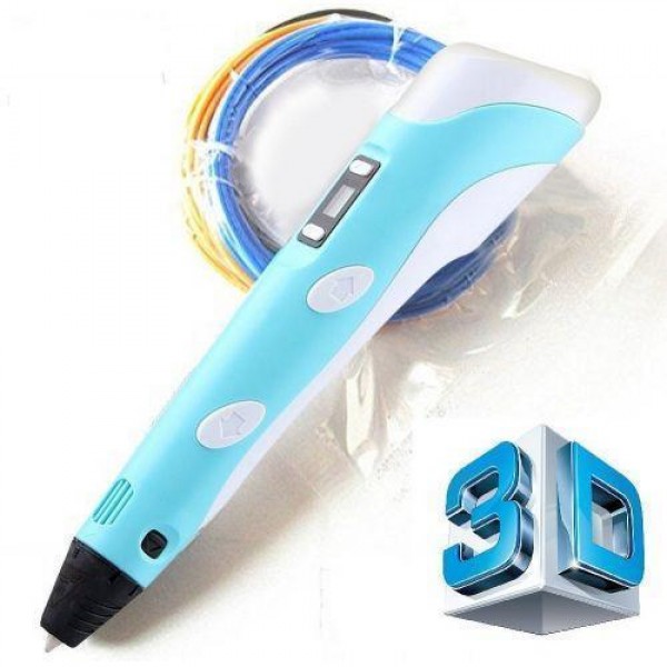 3D ручка c LCD дисплеем и набором эко пластика для 3Д рисования / 3D Pen — изображение 3
