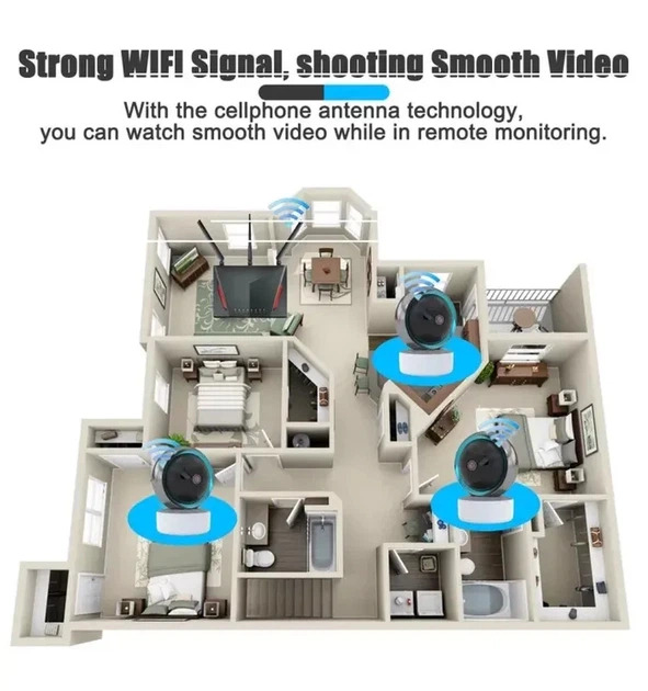 Интеллектуальная Wi-Fi камера видеонаблюдения TY305 / Поворотная камера Full HD 3mp — изображение 5