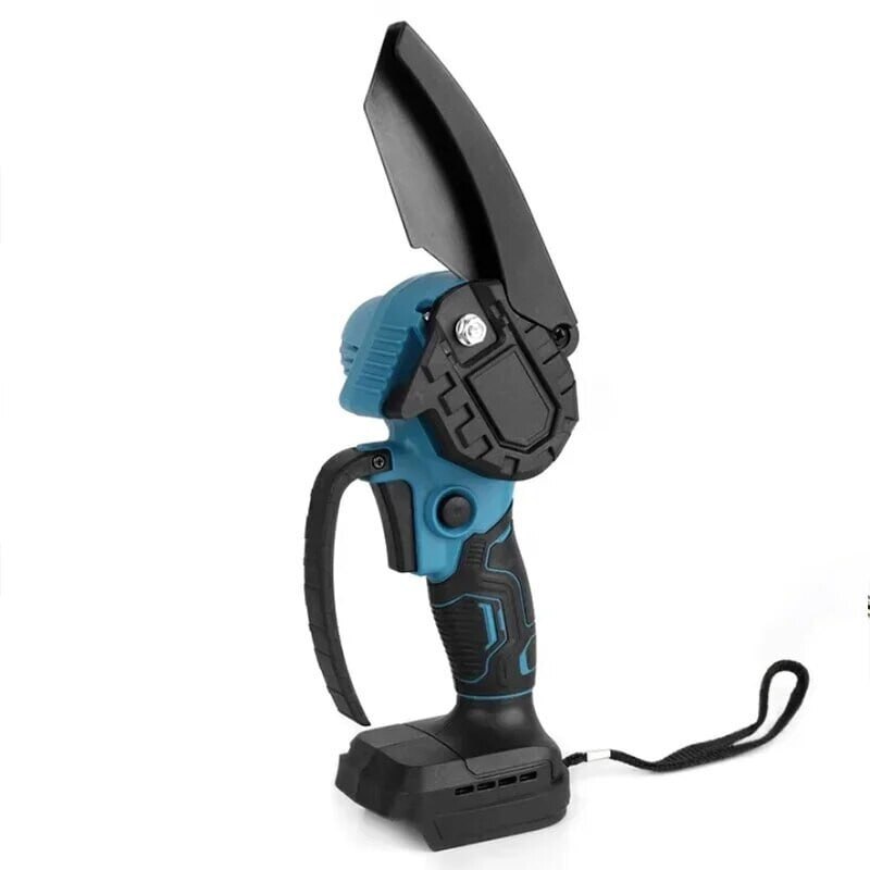 Аккумуляторная цепная мини-пила6 inch Electric SAW BLUE кейсом / 2 аккумулятора 4А/ч 8644 — изображение 2