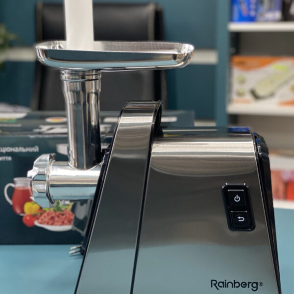 Электромясорубка Rainberg RB 2271 3000Вт Электрическая мясорубка с насадками для колбасы