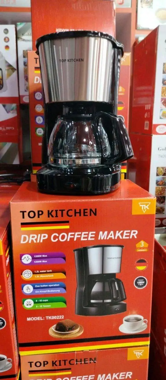 Кофеварка капельная с подогревом Top Kitchen для дома и офиса — изображение 3