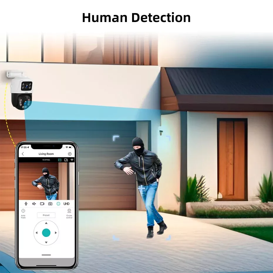 Комплект видеонаблюдения проводной с просмотром через 3G сеть DVR KIT 4ch металл HD набор на 4 камеры с регистратором — изображение 7