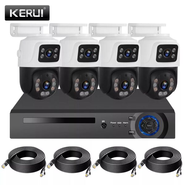 Комплект видеонаблюдения проводной с просмотром через 3G сеть DVR KIT 4ch металл HD набор на 4 камеры с регистратором