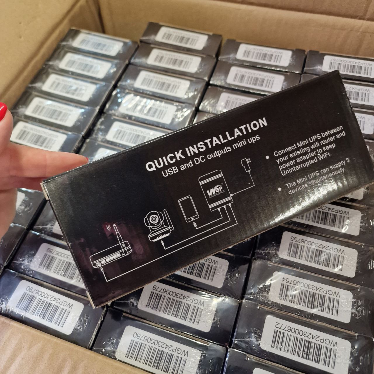 Источник бесперебойного питания для роутера 10400Mah, USB выходы, DC 5V, 9V, 12V. ИБП для Роутеров — изображение 6