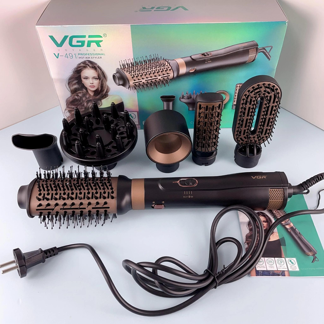Многофункциональный стайлер для волос VGR V-491 6в1 — изображение 3