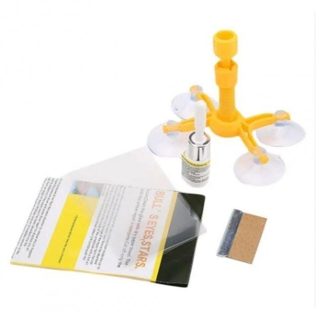 Набор для ремонта ветрового стекла Versachem Windshield Repair Kit комплект для лобового стекла авто — изображение 5